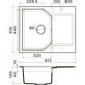 Мойка OMOIKIRI YONAKA 61-SA Artgranit/Бежевый 4993639