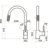 Смеситель OMOIKIRI TAMURA-BN 4994334
