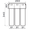 Комплект смеситель + фильтр OMOIKIRI NAGANO-PL-P + PURE DROP LITE 4064.8028P