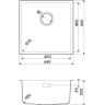 Мойка OMOIKIRI TADZAVA 44-U-IN Quadro нерж.сталь/нержавеющая сталь 4993509