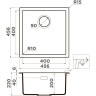 Мойка OMOIKIRI YAMAKAWA 45Т INTEGRA-BL тetogranit/черный 4997257